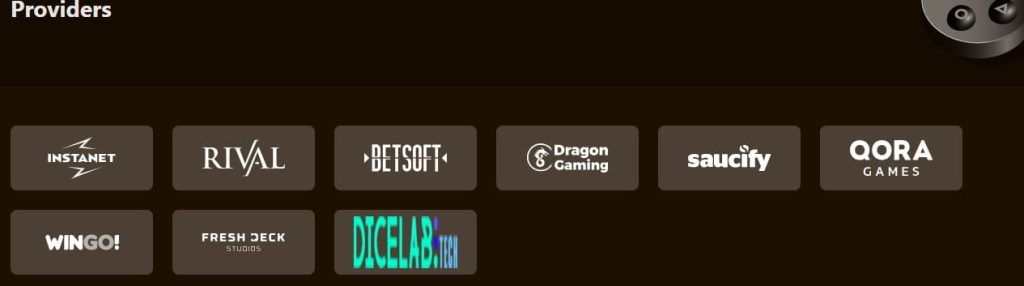 golden lady casino providers